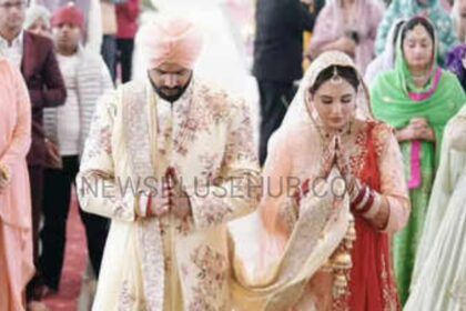 Mandy Takhar and Shekhar Kaushal share loved-up pictures from their Punjabi wedding